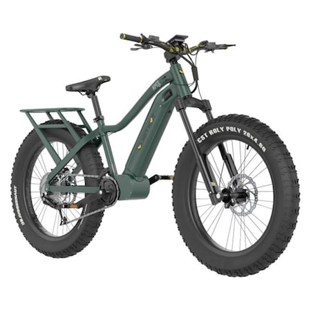 Quietkat Apex 10 Electric Bike - 1000W - 17 in. Frame - Midnight Green KAT22 APX 10 MGR 17